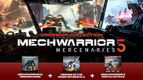 Купить ключ дешево MechWarrior 5. Mercenaries Dropship Collection