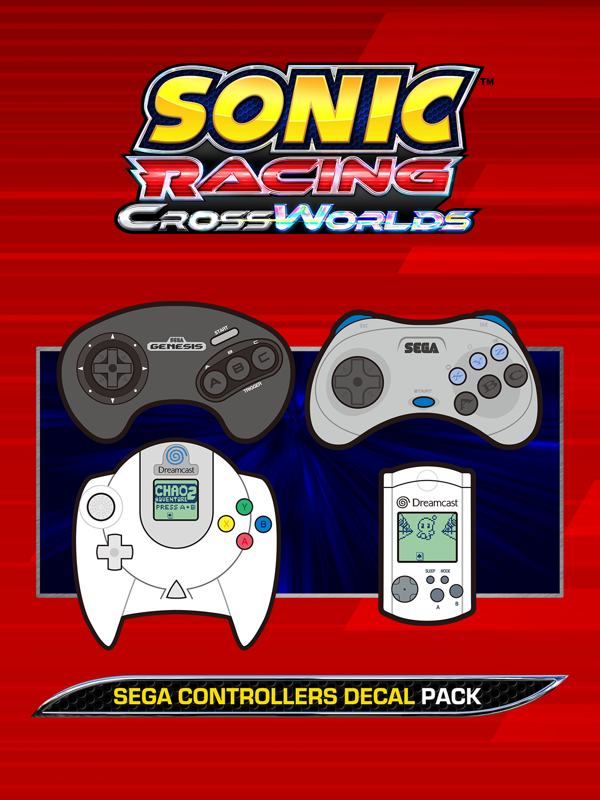 Sonic Racing: CrossWorlds - SEGA Controller Decals Pack