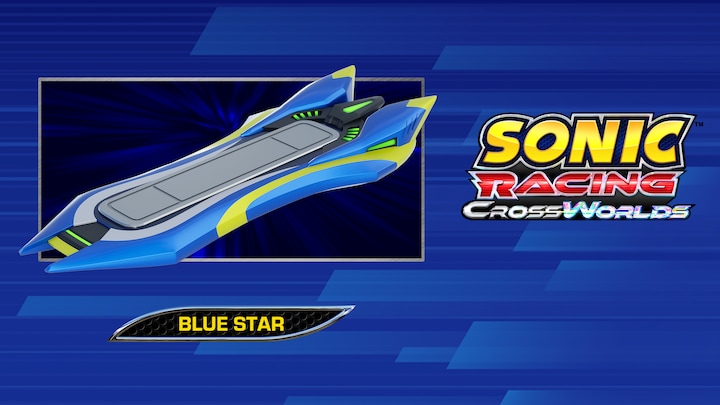 Sonic Racing: CrossWorlds - "Blue Star" Extreme Gear