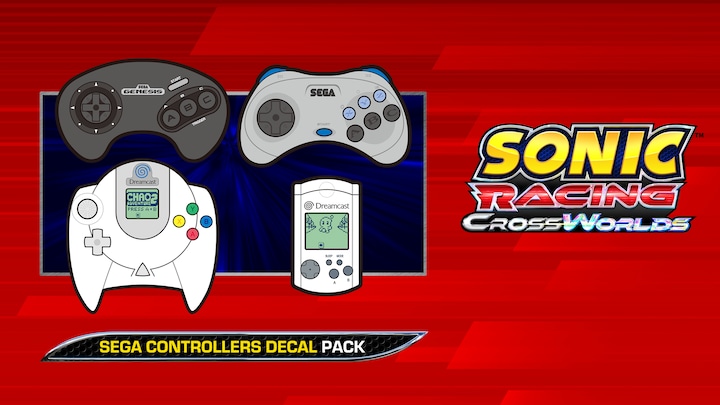 Sonic Racing: CrossWorlds - SEGA Controller Decals Pack