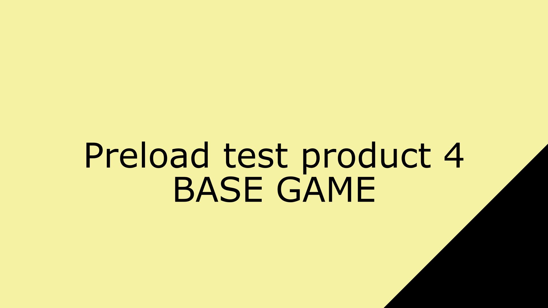 Preload test product 4-16nnn
