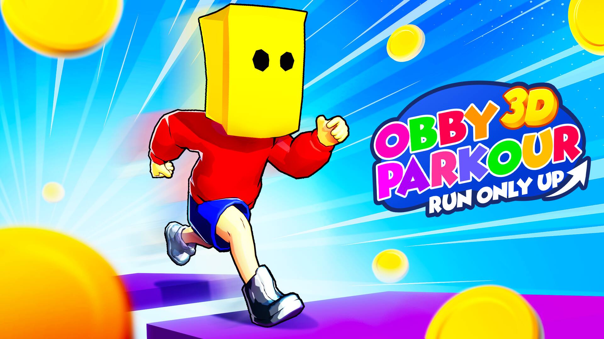 Obby Parkour 3D: Run Only Up