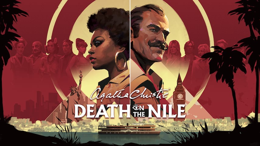 agatha christie - death on the nile vertical card thumbnail