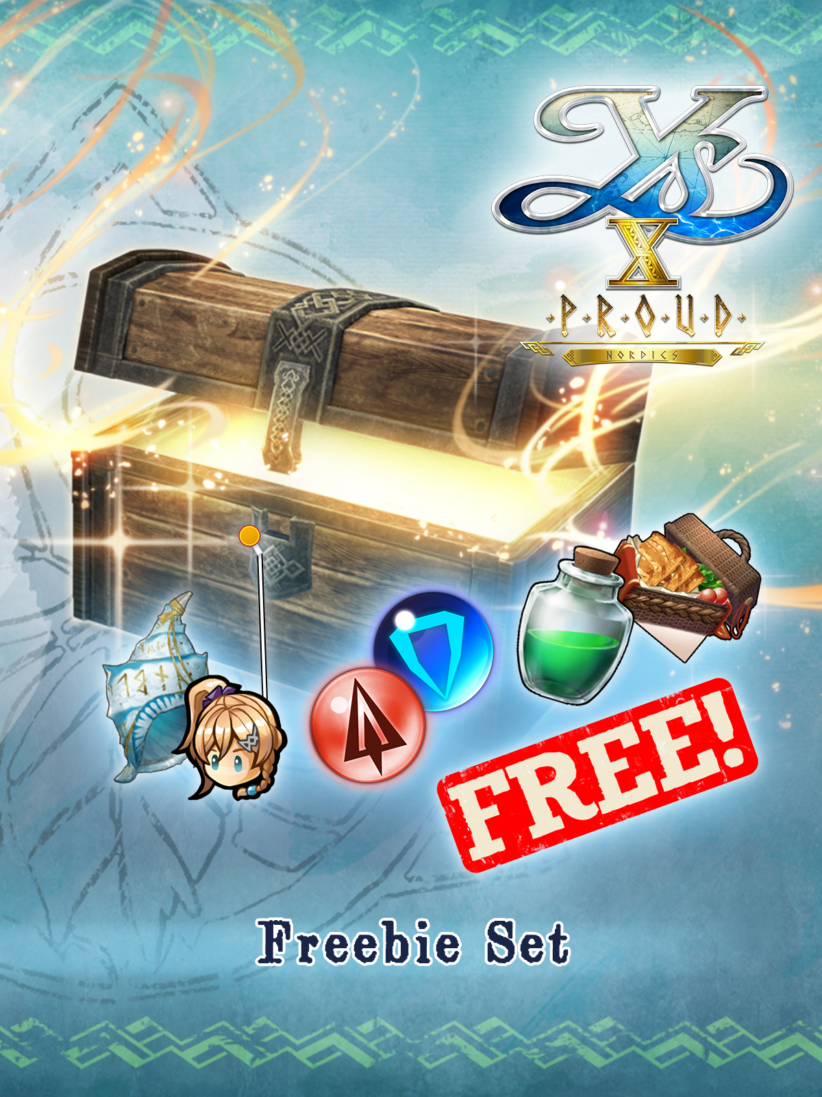 Ys X: Proud Nordics - Freebie Set - OfferImageTall