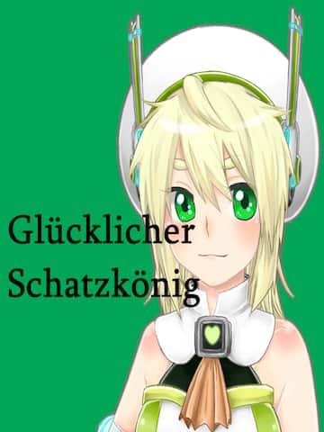Glücklicher Schatzkönig