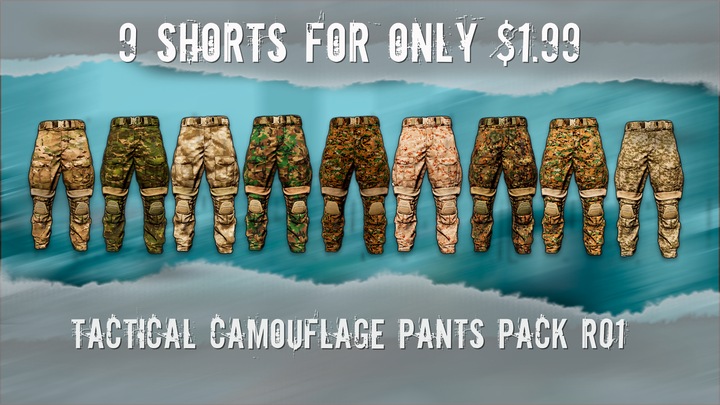 9 Pack Tactical Camo Pants