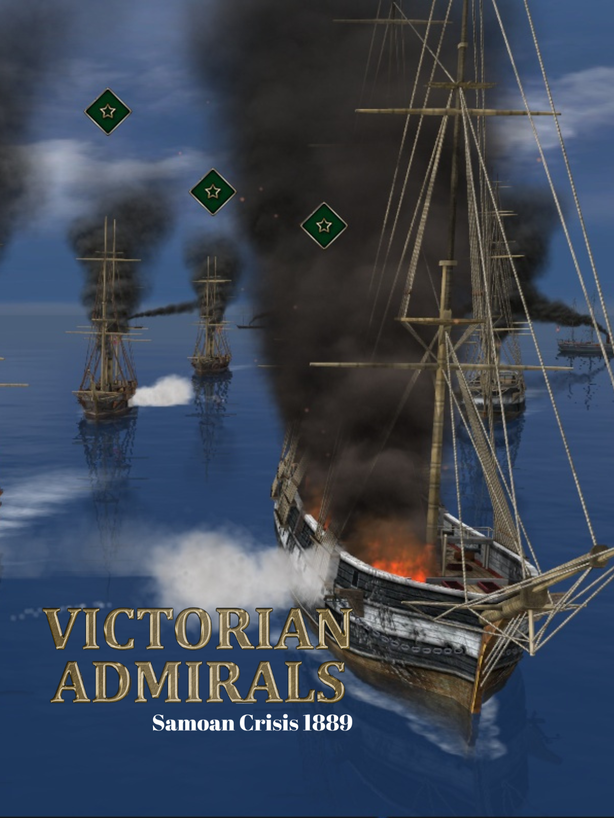 Victorian Admirals Samoan Crisis 1889