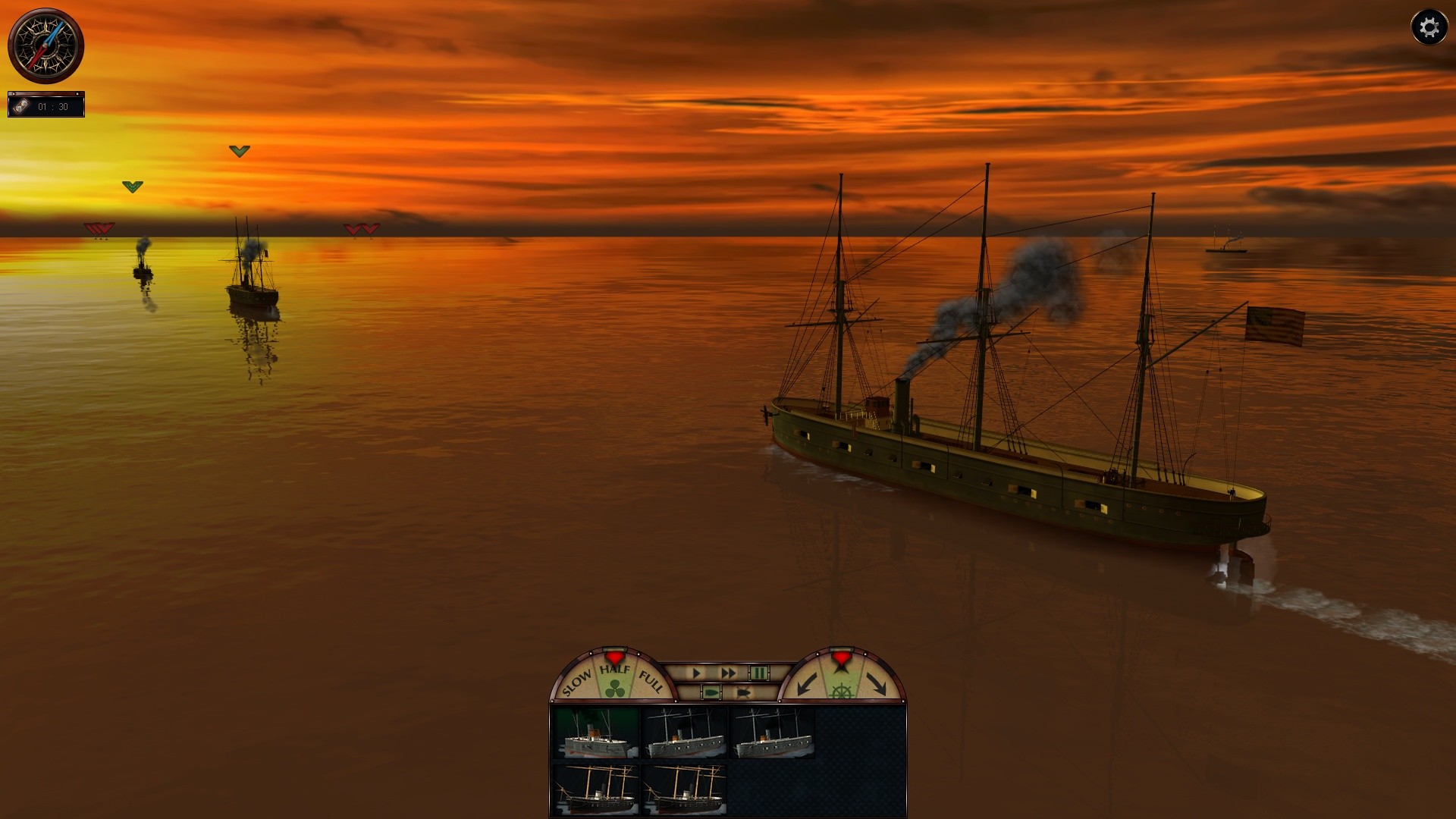 Victorian Admirals Samoan Crisis 1889-l62cg