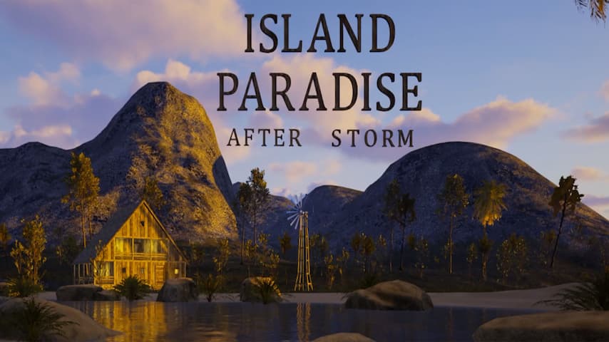island paradise vertical card thumbnail