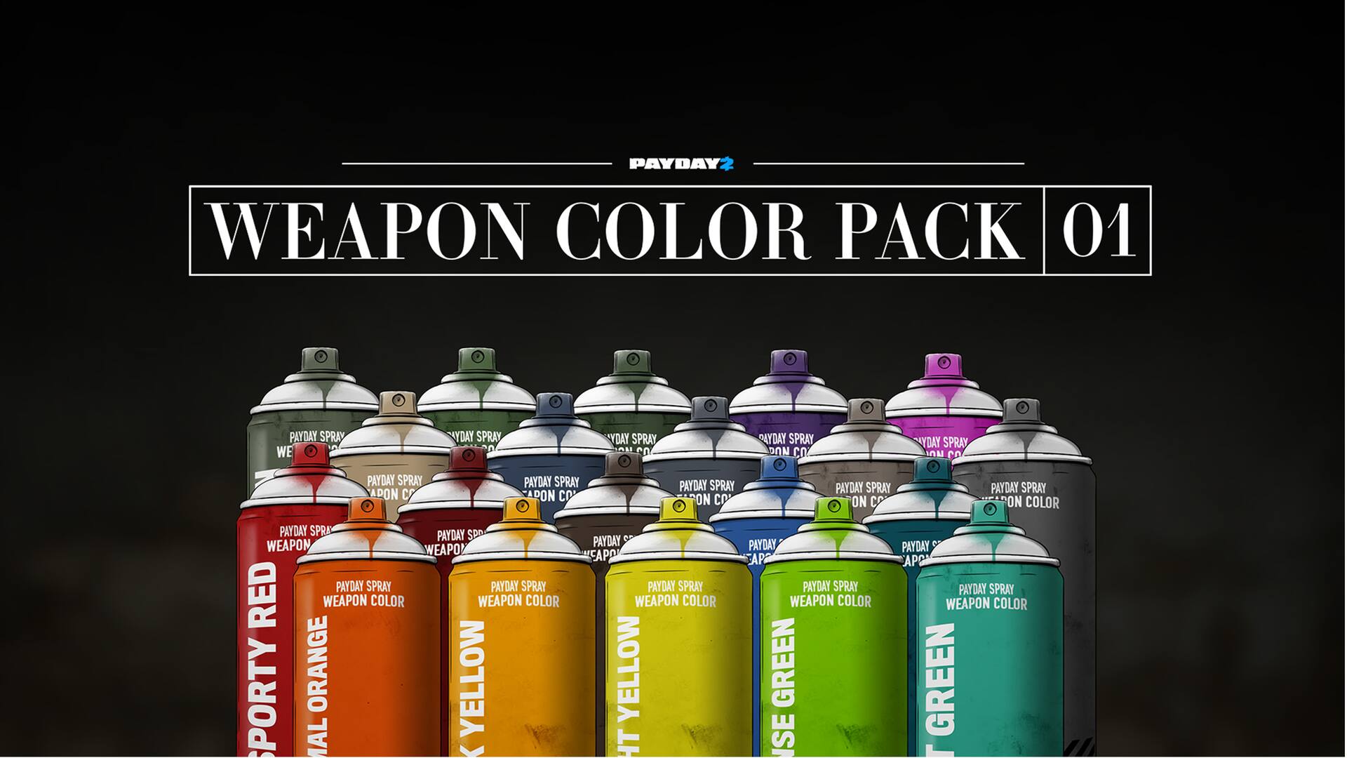 PAYDAY 2: Weapon Color Pack 1