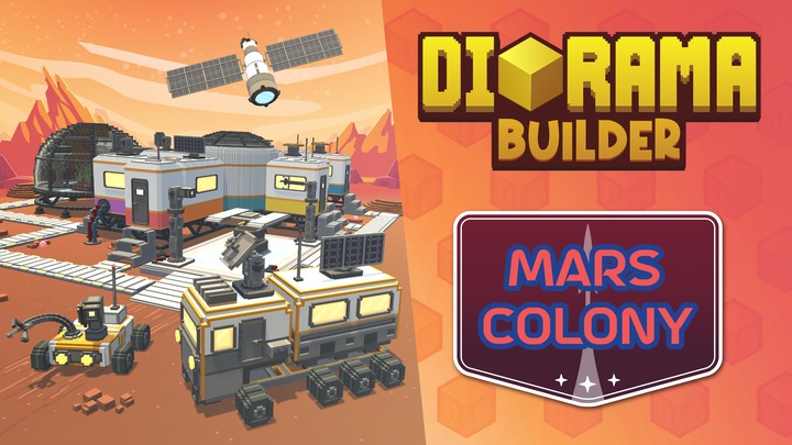 Diorama Builder - Mars Colony