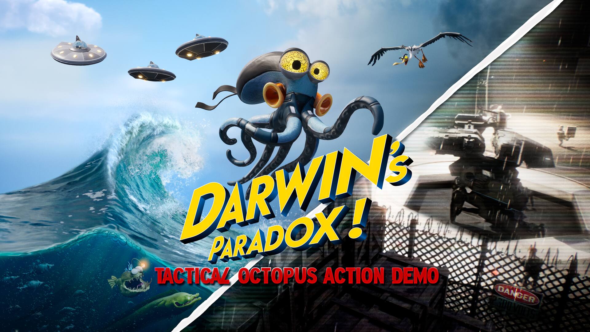 Darwin's Paradox! Tactical Octopus Action Demo