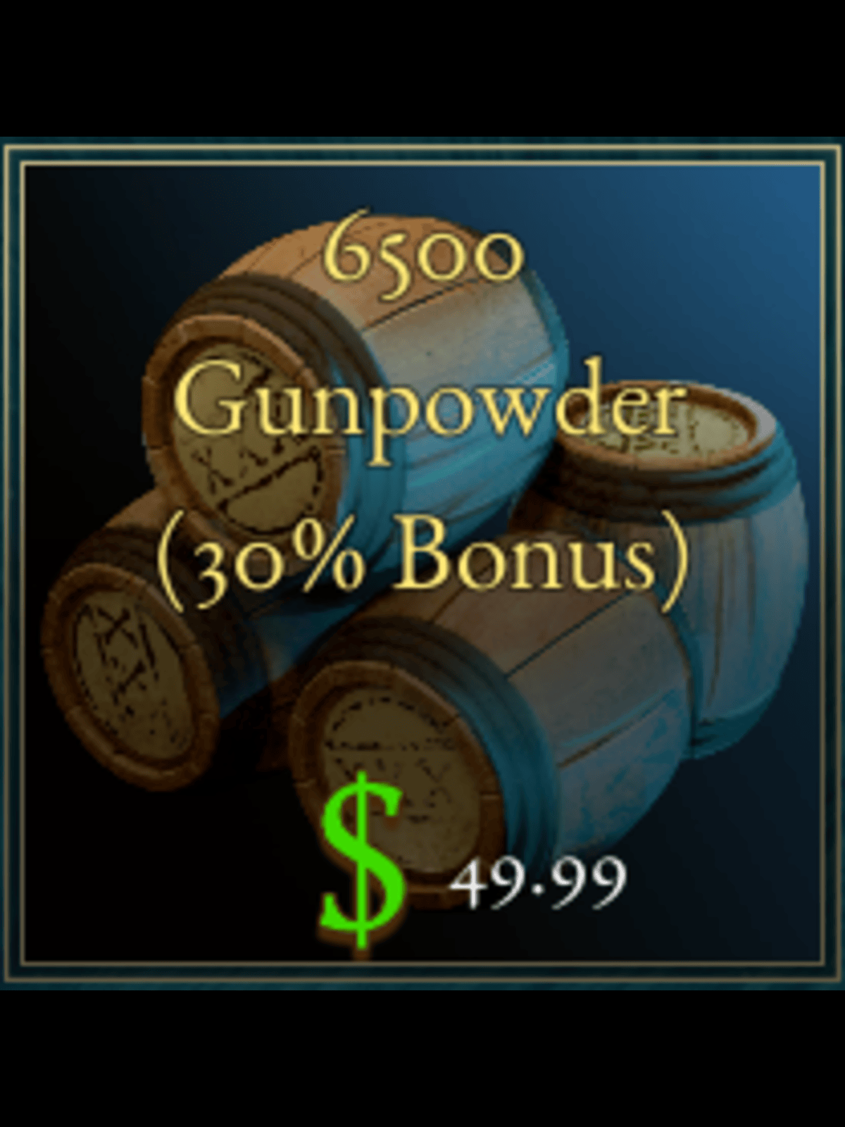 6500 Gunpowder (30% Bonus) - OfferImageTall