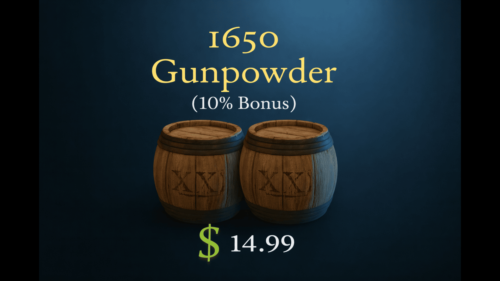 1650 Gunpowder (10% Bonus) - featuredMedia