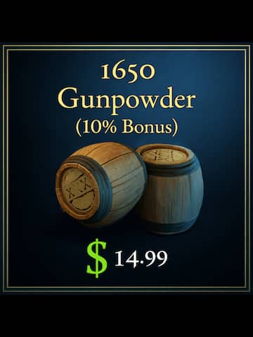 1650 Gunpowder (10% Bonus)