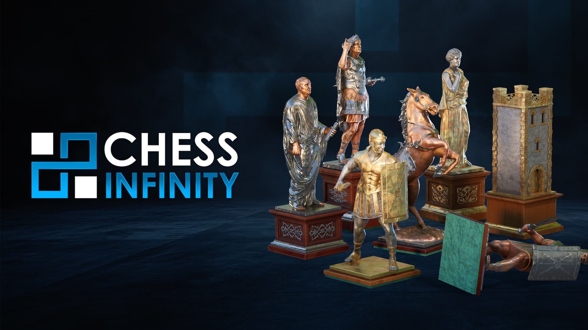 Chess Infinity: Roman Classic Chess Sets