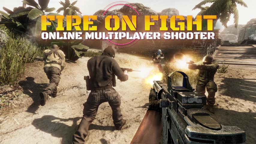 fire on fight: online multiplayer shooter vertical card thumbnail