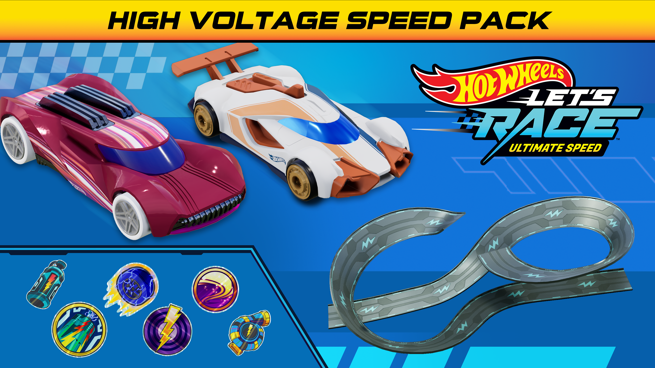 Hot Wheels Let's Race™: Ultimate Speed - High Voltage Speed Pack - OfferImageWide