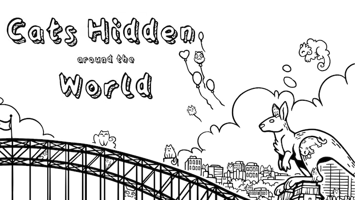 Cats Hidden Around the World