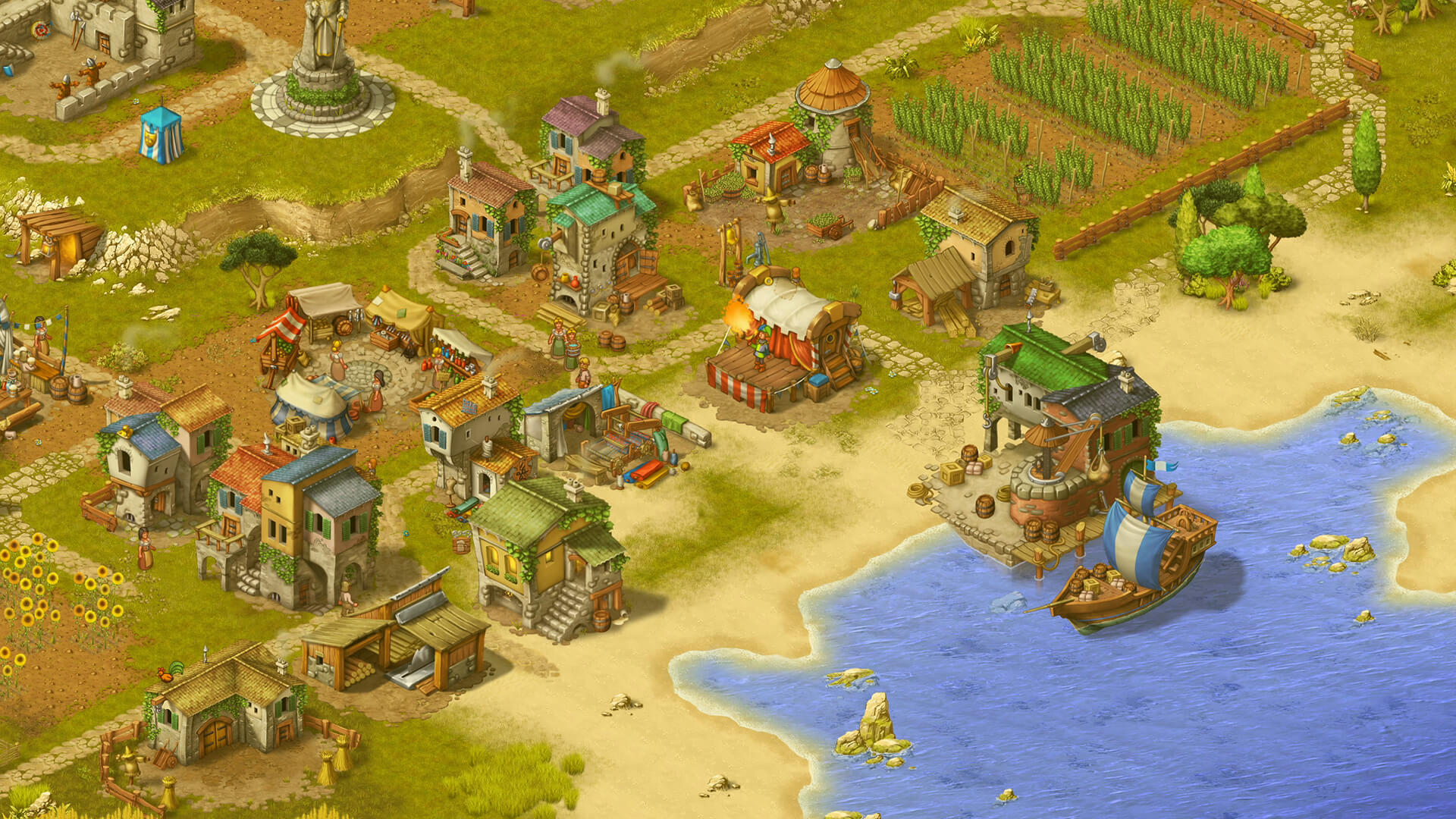 Townsmen - A Kingdom Rebuilt Endless Maps - featuredMedia