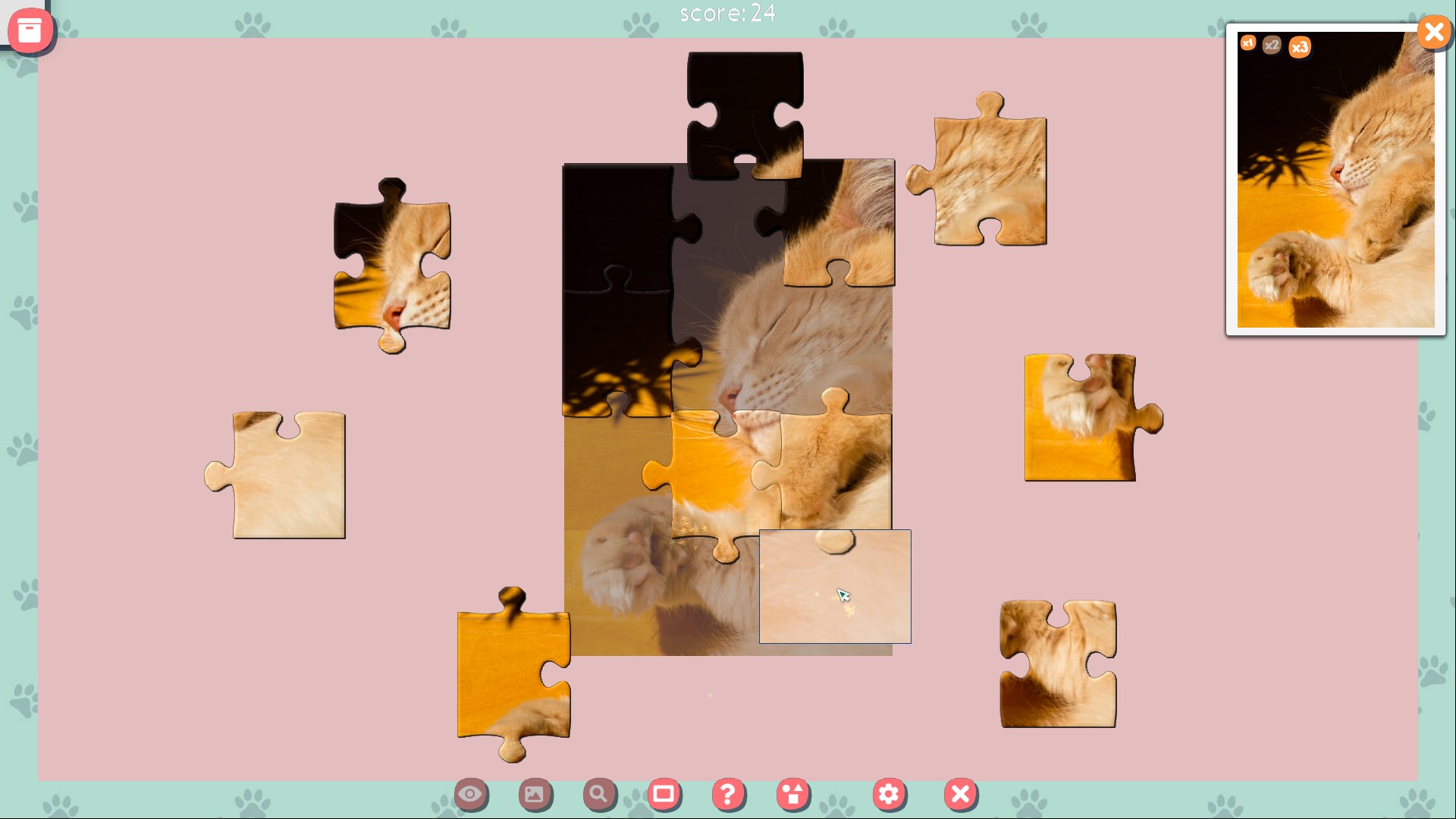 1001 Jigsaw. Cute Cats 2-1kfbu