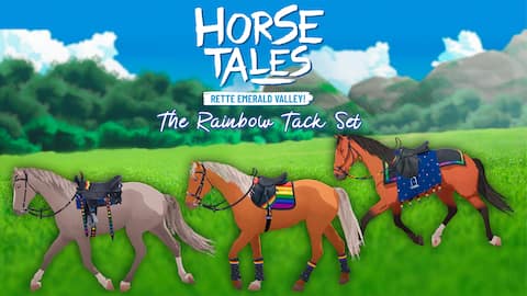 Horse Tales: Rette Emerald Valley - The Rainbow Tack Set
