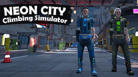 Neon City Climbing Simulator