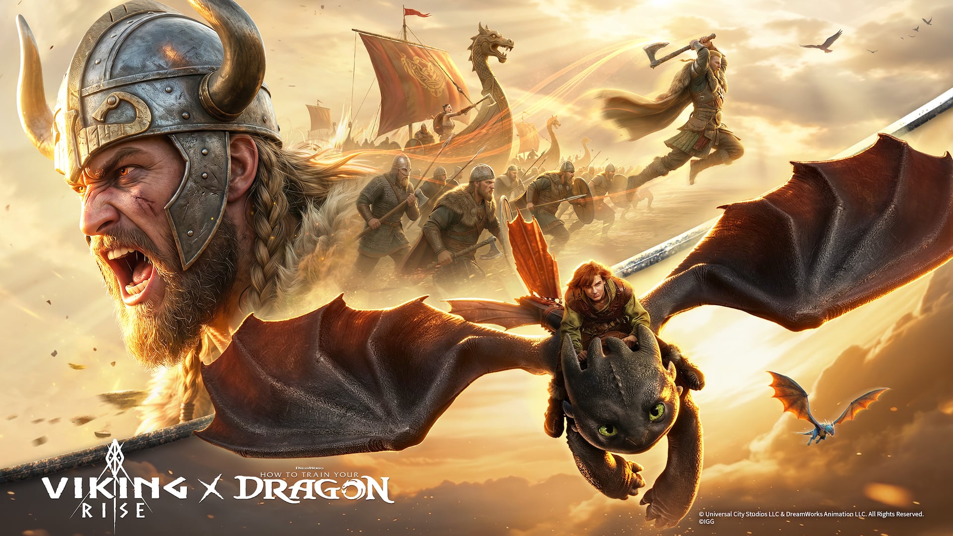 Viking Rise: Train Your Dragon