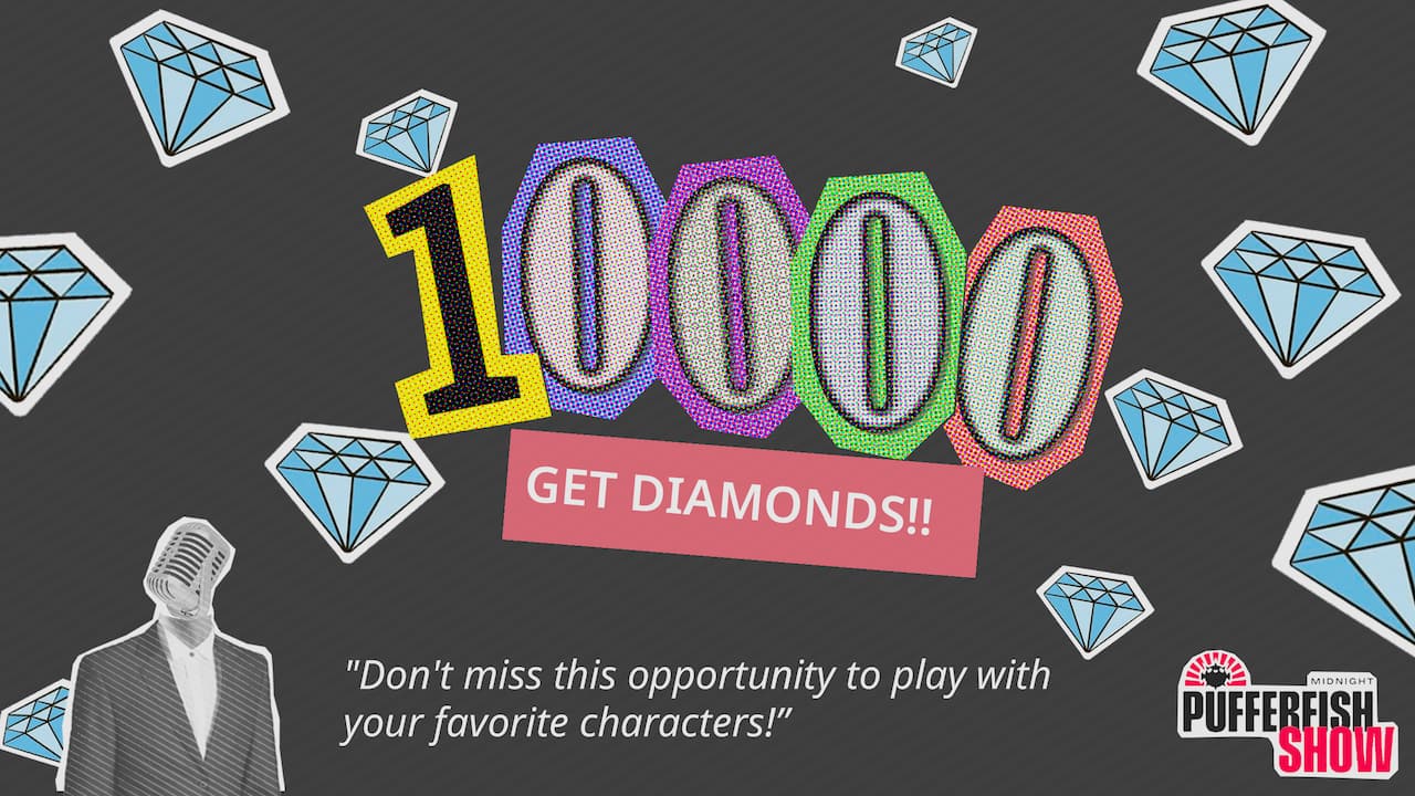 50% OFF - 10000 Diamonds!
