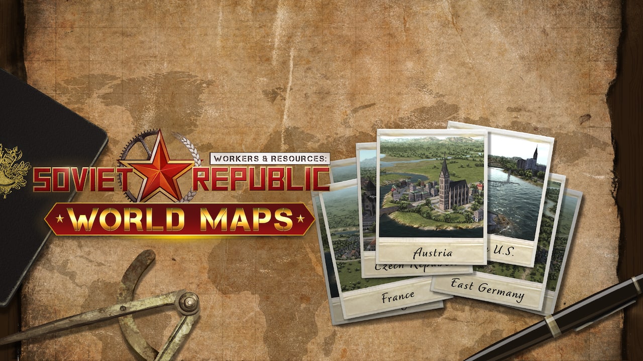 Workers & Resources: Soviet Republic - World Maps 世界の国々