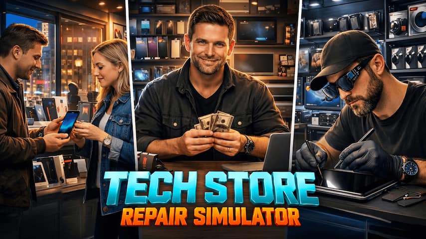 Tech Store Repair Simulator PC game deal
