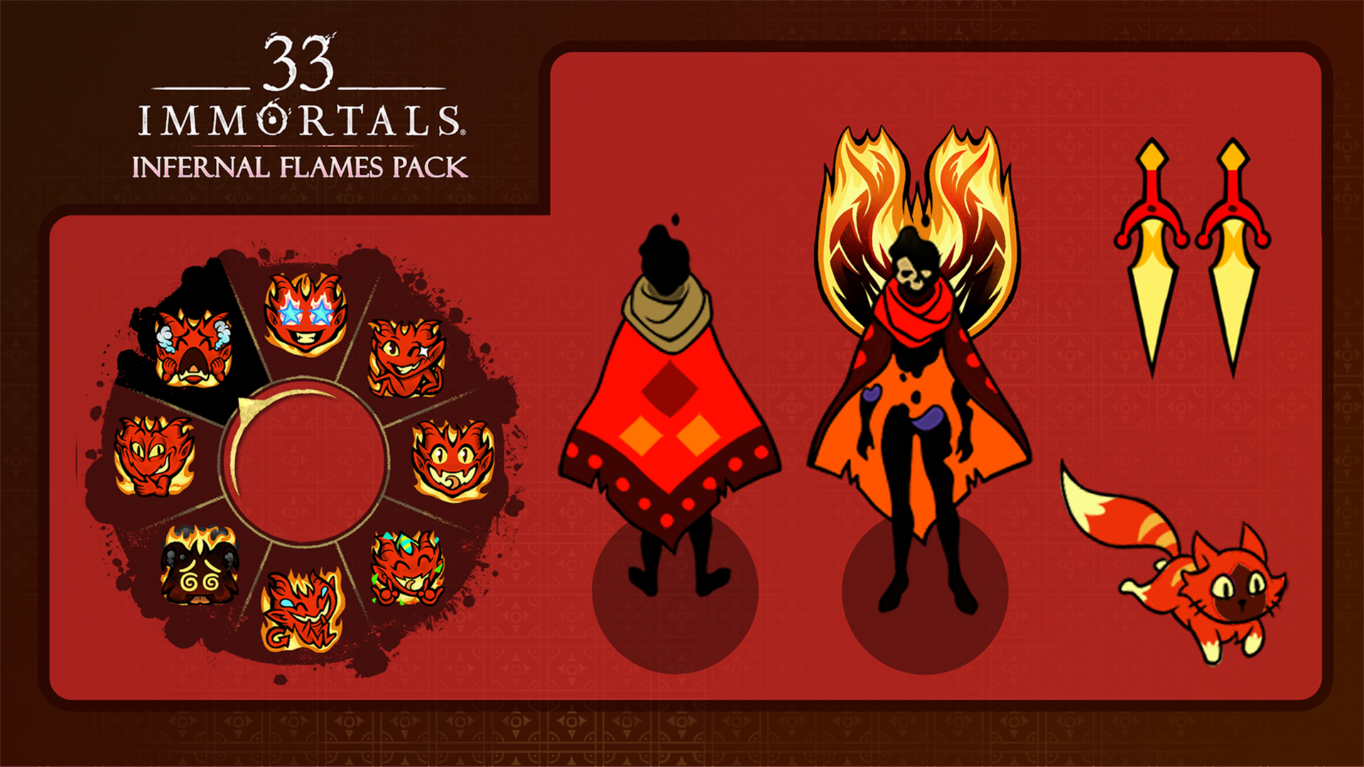 33 Immortals® - Infernal Flames Pack