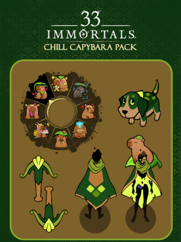 33 Immortals® – Chill Capybara Pack