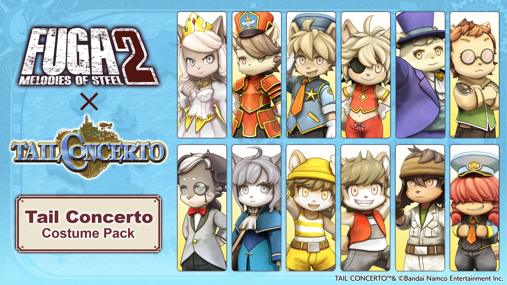 Fuga: Melodies of Steel 2 - Tail Concerto Costume Pack