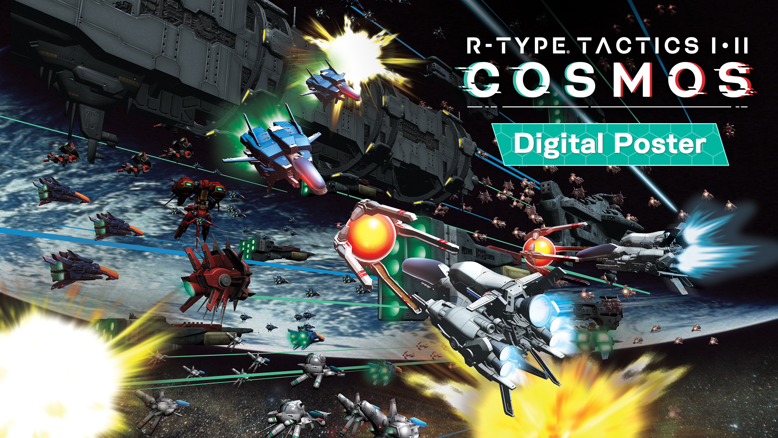 R-Type Tactics I • II Cosmos - Digital Poster
