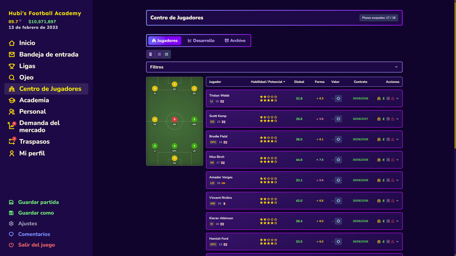 Football Academy Manager-fcdrw