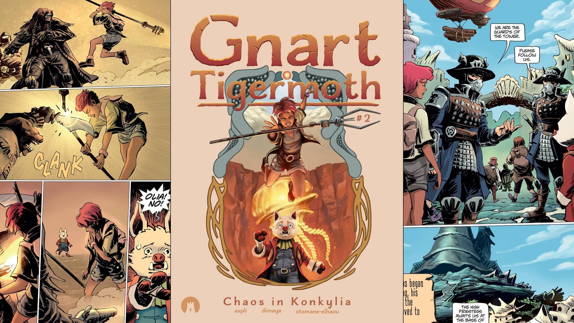 EARTHLOCK - Comic Book #3 - Gnart Tigermoth: Chaos in Konkylia