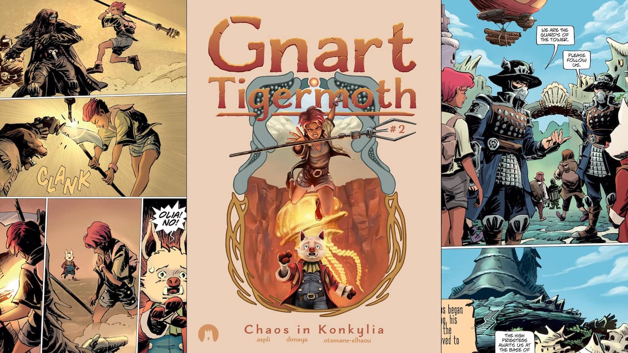 EARTHLOCK - Comic Book #3 - Gnart Tigermoth: Chaos in Konkylia
