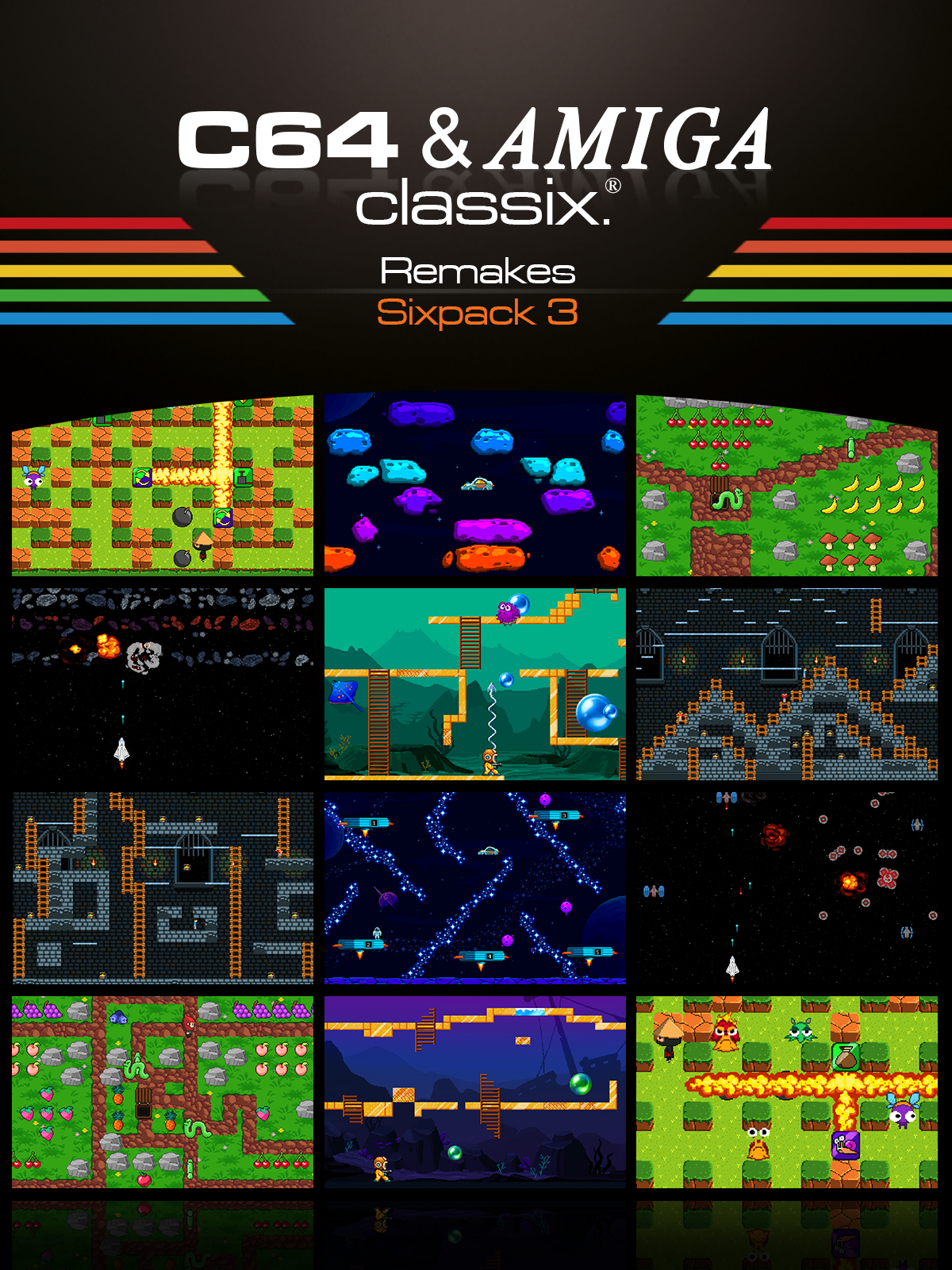 C64 and AMIGA Classix Remakes Sixpack 3