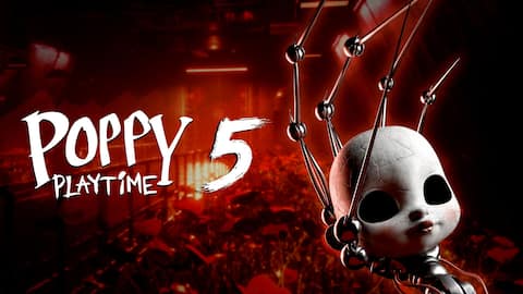 Key art de Poppy Playtime Chapter 5 Broken Things com logo Poppy Playtime 5