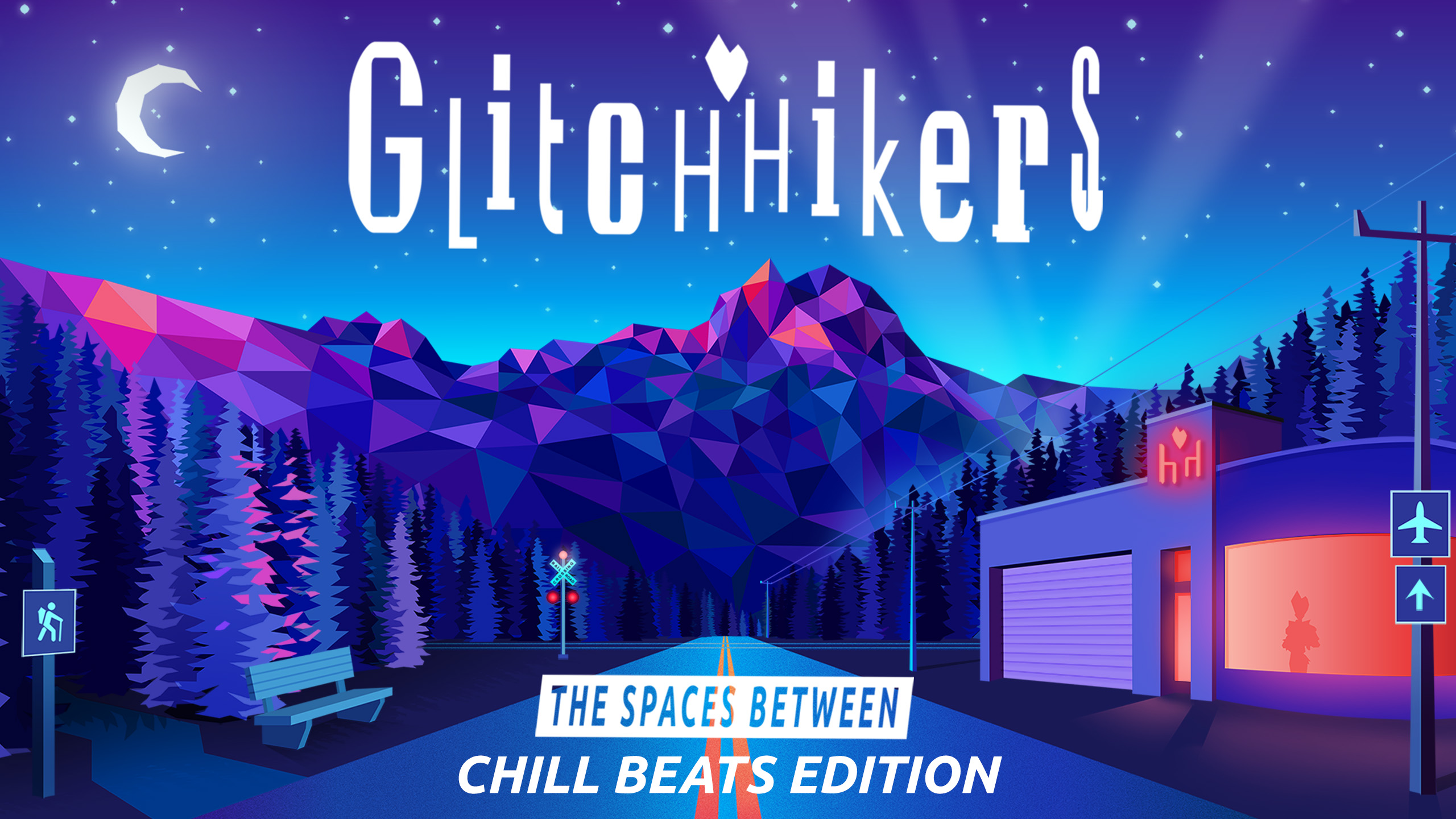 glitchhikers: spaces between chill beats edition vertical card thumbnail