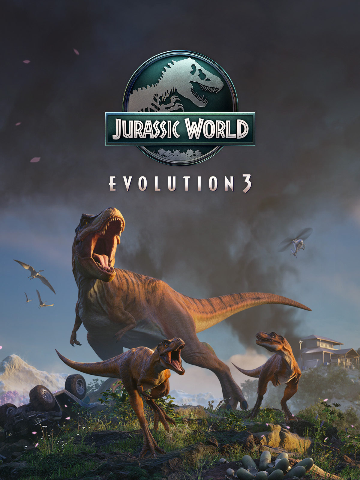 Jurassic World Evolution 3 Cover Art