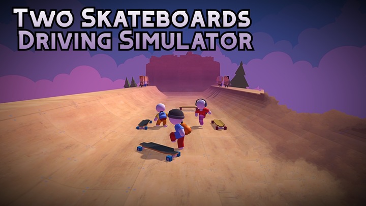 Two Skateboards Driving Simulator