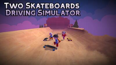 Two Skateboards Driving Simulator