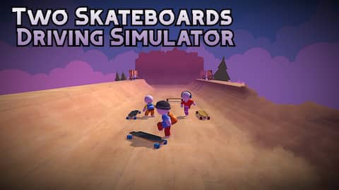 Two Skateboards Driving Simulator