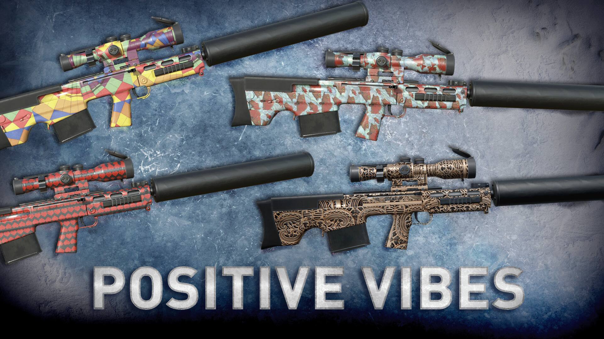 Sniper Ghost Warrior Contracts - Positive Vibes Weapon Skin Pack