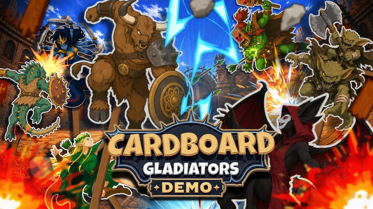 Cardboard Gladiators Demo PC gameplay screenshot 1 of 1