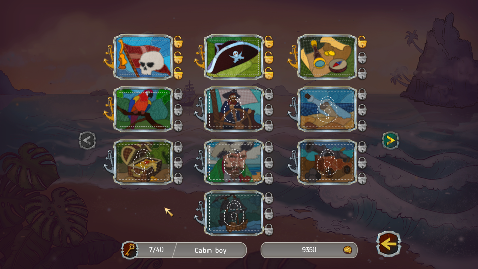 Pirate Mosaic Puzzle. Caribbean Treasures-17t83