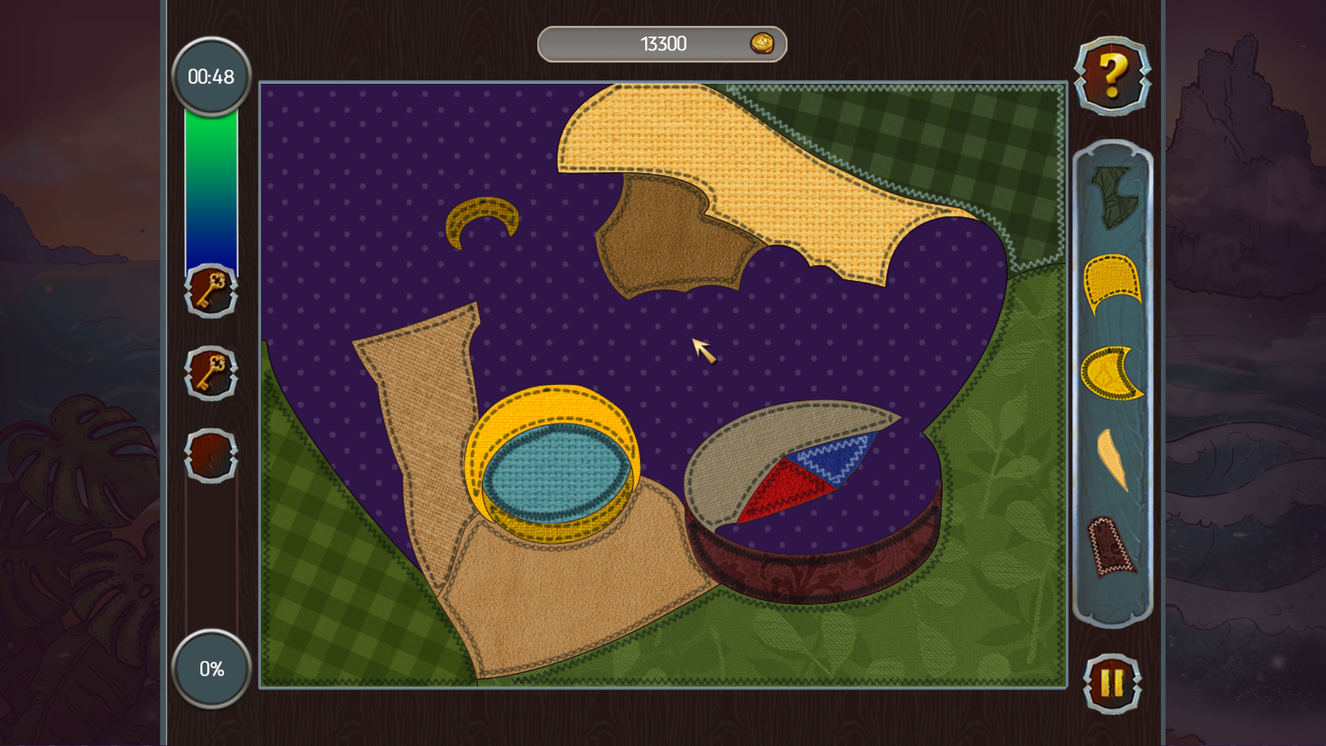 Pirate Mosaic Puzzle. Caribbean Treasures-50lao