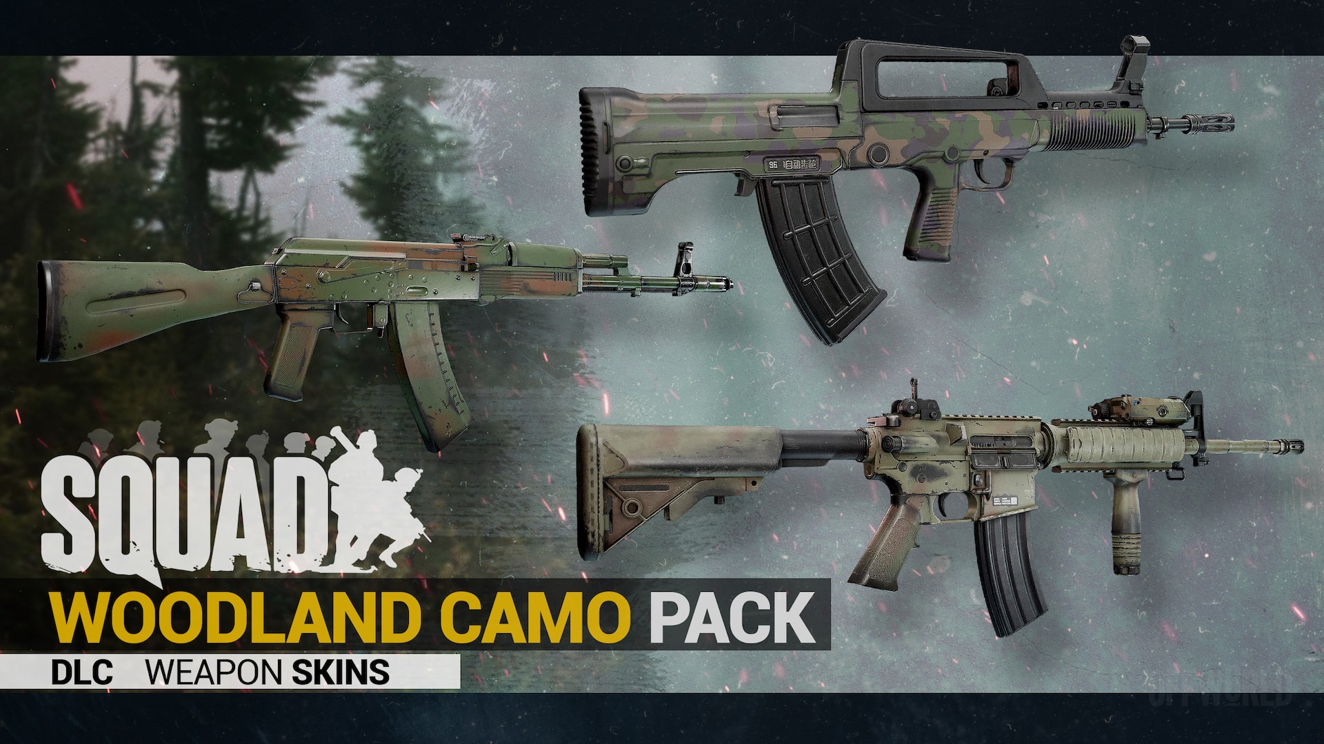 Woodland Camo Pack (Weapon Skins)